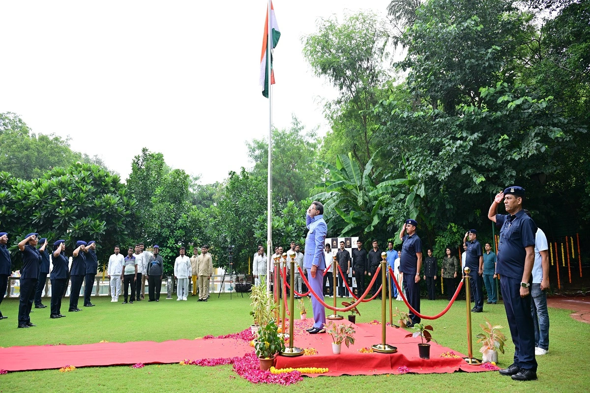 Dr Abhishek Verma Hoists Flag On 79th Independence Day; Urges Unity And Progress
