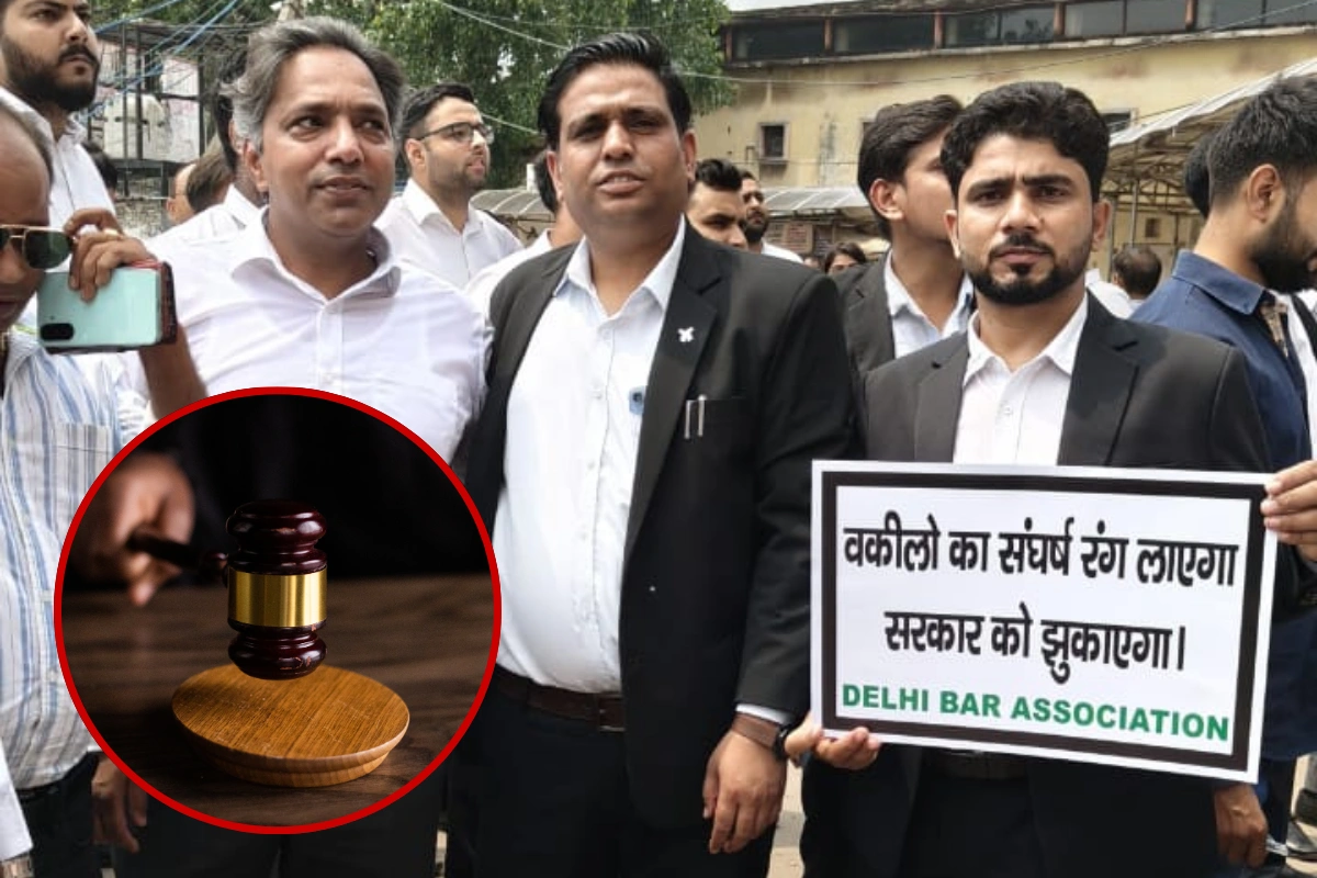 Delhi Lawyers Protest New Notification; Raise Concerns Over Judicial Fairness