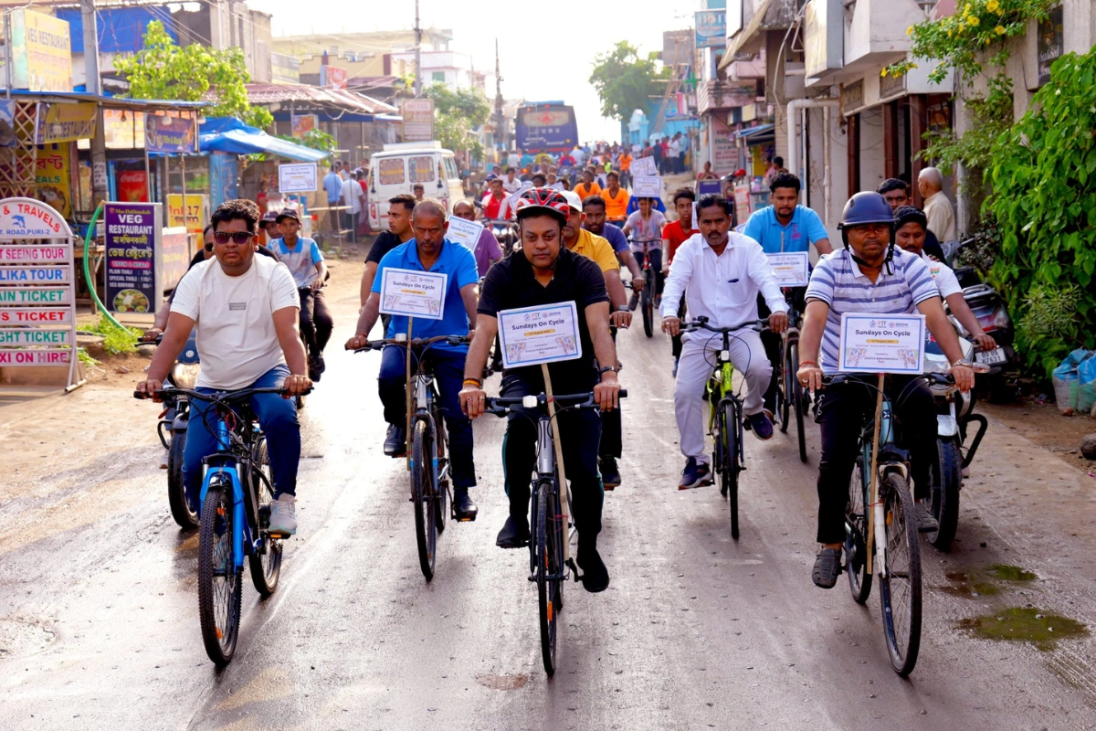 Cycling For Health: Sambit Patra’s ‘Sunday On Cycle’ Event Energises Puri; Credits PM Modi
