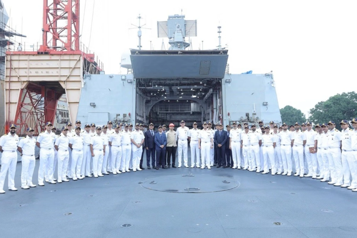 GRSE Delivers Advanced Warship ‘Himgiri’ To Indian Navy; Strengthening Defence & Economy