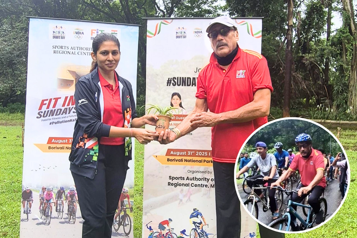 Jackie Shroff Backs PM Modi’s Fit India Drive At ‘Sunday On Cycle’ Event