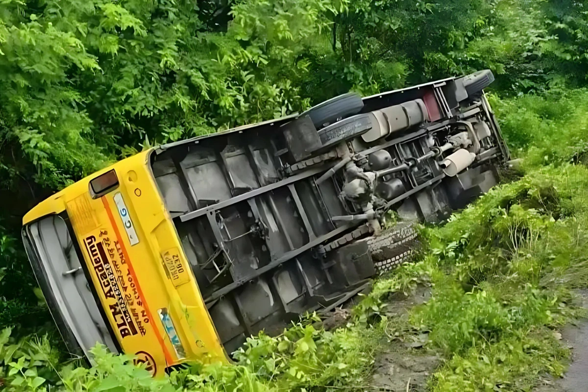 School Bus Carrying Nearly 40 Falls Into Gorge In Uttarakhand; Several Children Injured