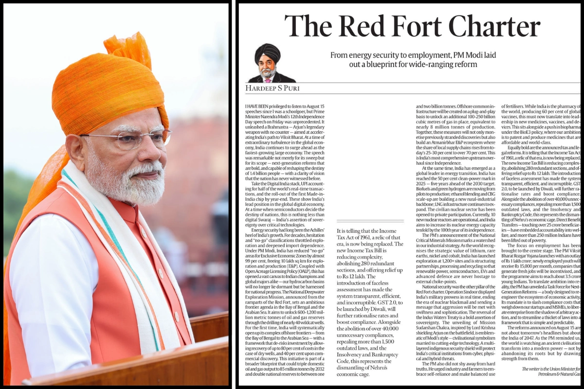 PM Modi Outlines Transformative Programmes Driving India’s Growth Trajectory