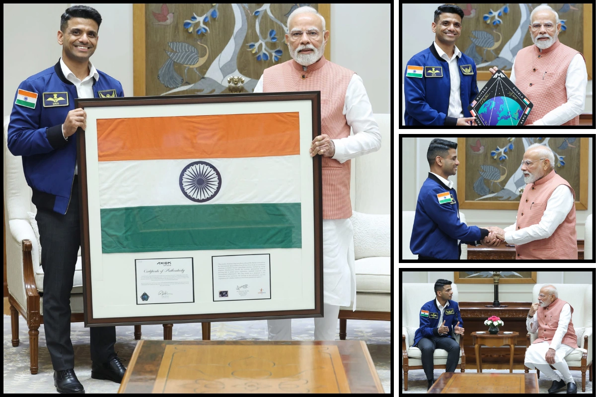 Shubhanshu Shukla Filled Every Indian With Pride By Hoisting The Tiranga At ISS, Says PM Modi