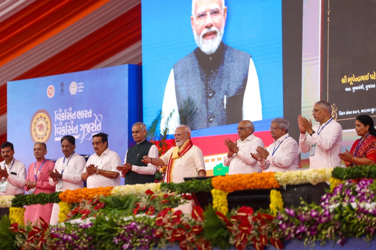 PM Modi Unveils ₹5,400 crore Projects In Ahmedabad; Urges Push For Self-Reliance
