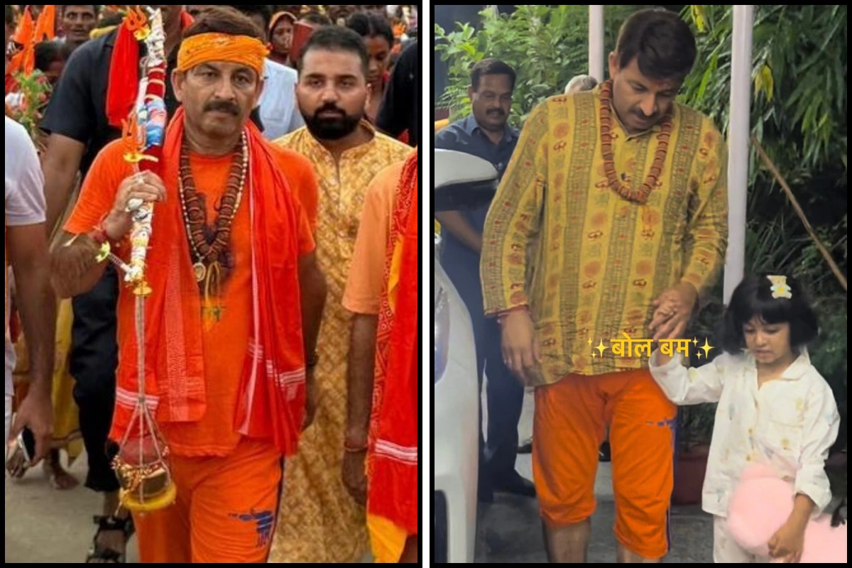 Manoj Tiwari Completes 110 Km Barefoot Yatra; Credits Mahadev