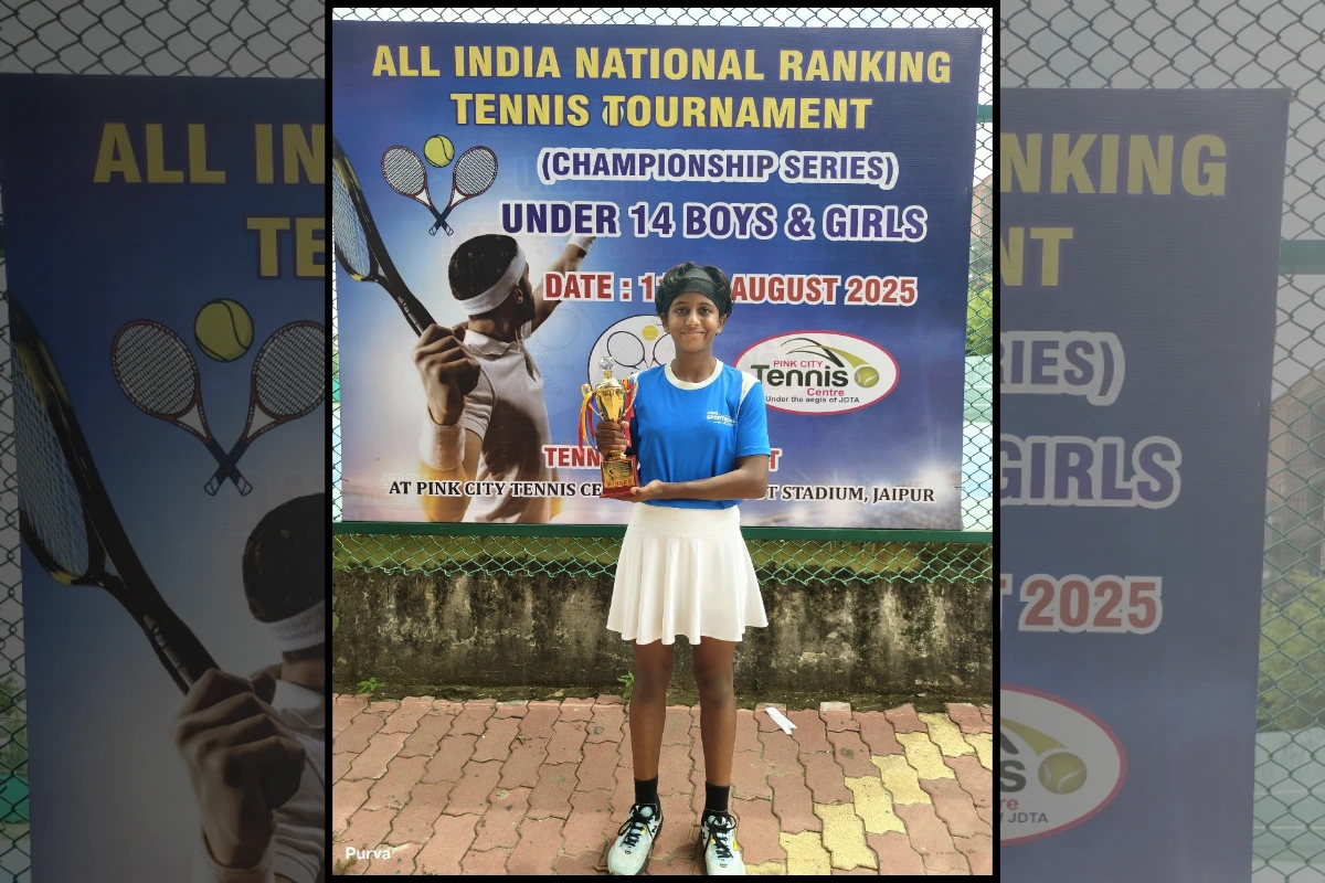 Adani Sportsline’s Harsha Deshpande Lifts First U-14 Singles Title At Jaipur Tennis Tournament