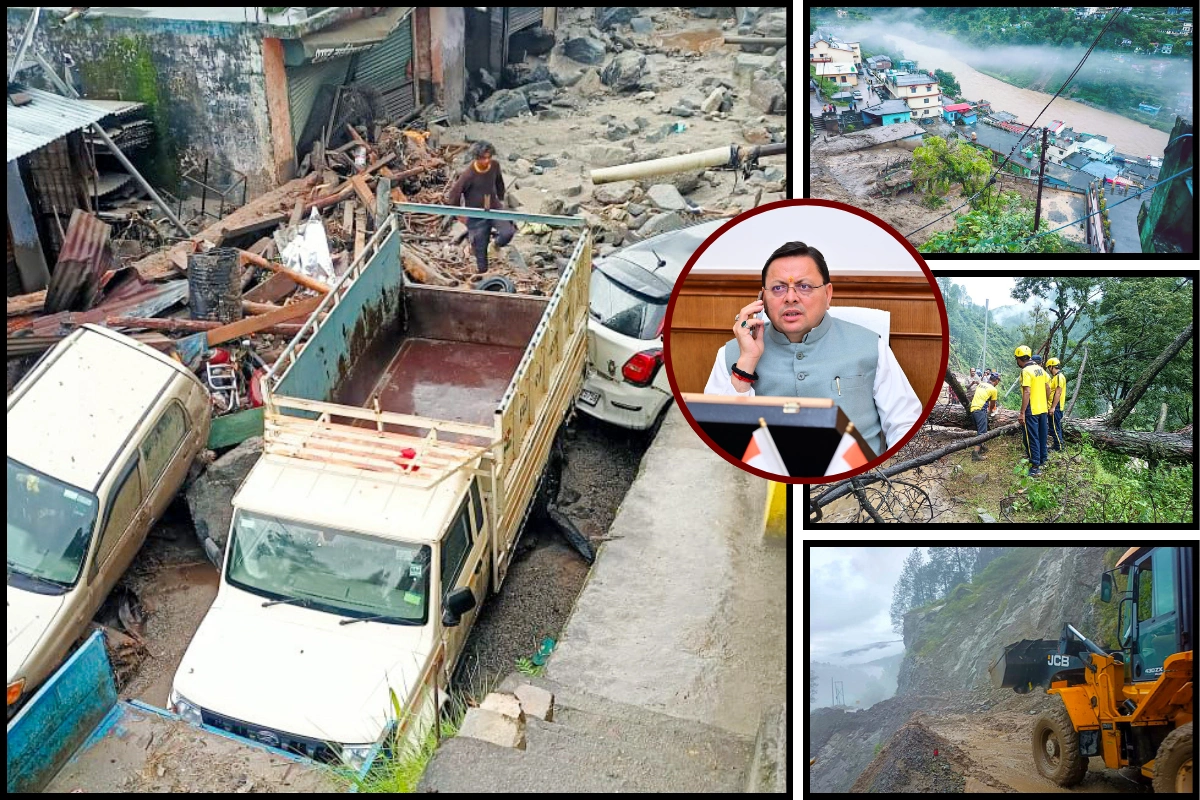 Personally Monitoring Relief Efforts After Chamoli Cloudburst, Praying For Everyone’s Safety, Says CM Pushkar Singh Dhami