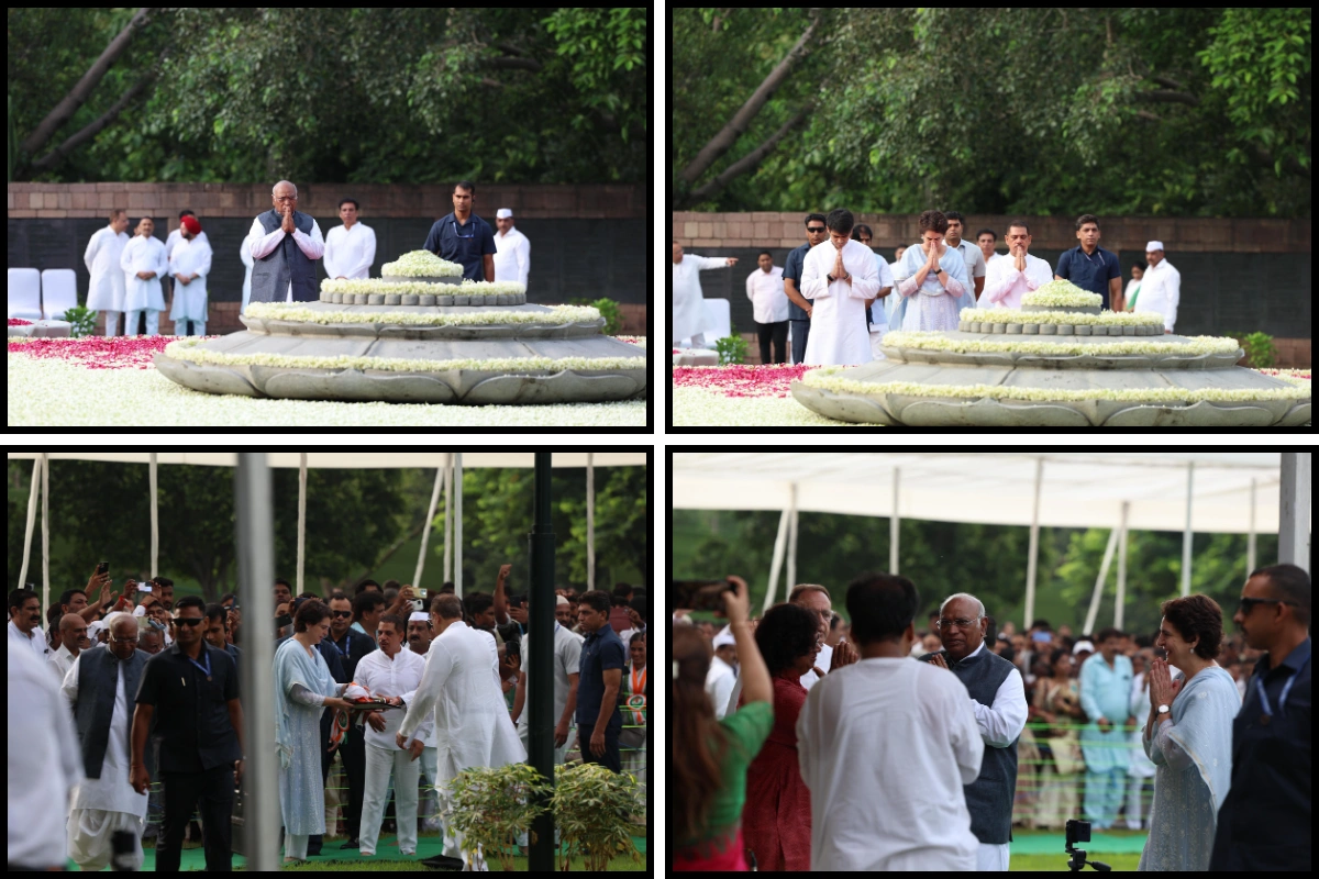 Congress Pays Tributes To Rajiv Gandhi On 81st Birth Anniversary; Observes Sadbhavana Divas