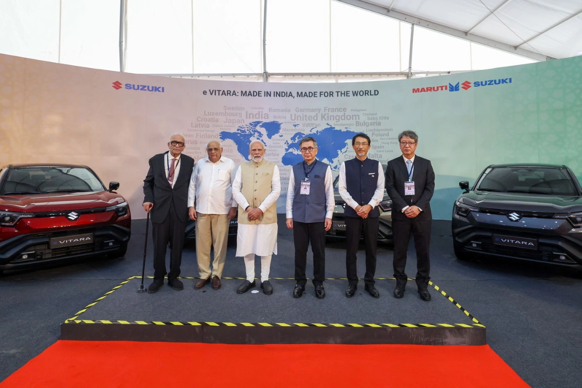Gujarat Emerging As Global Hub, Says Maruti Suzuki Chairman RC Bhargava As PM Modi Flags Off e-Vitara
