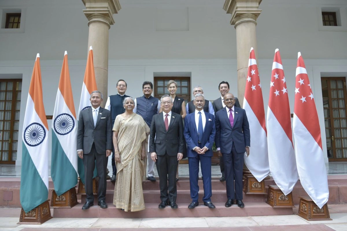 India & Singapore Hold Third Ministerial Roundtable In New Delhi