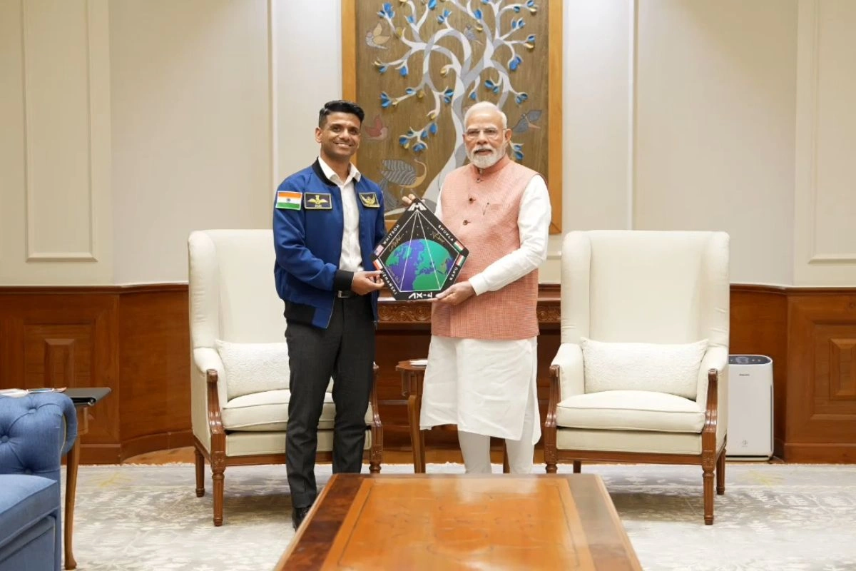 PM Modi Meets Astronaut Shubhanshu Shukla; India’s 2nd Man In Space