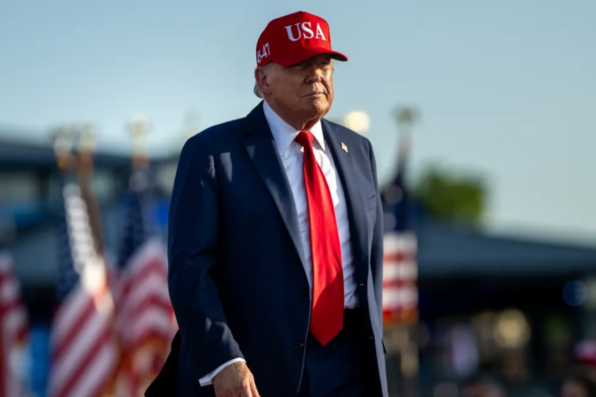 US President Trump Warns Of Fresh Tariffs On EU After Record Google Penalty