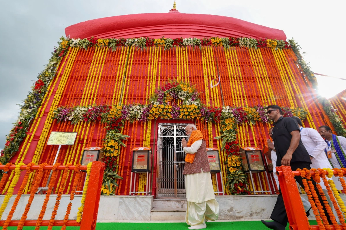 PM Modi Unveils Renovated 524-Year-Old Tripura Sundari Temple In Udaipur