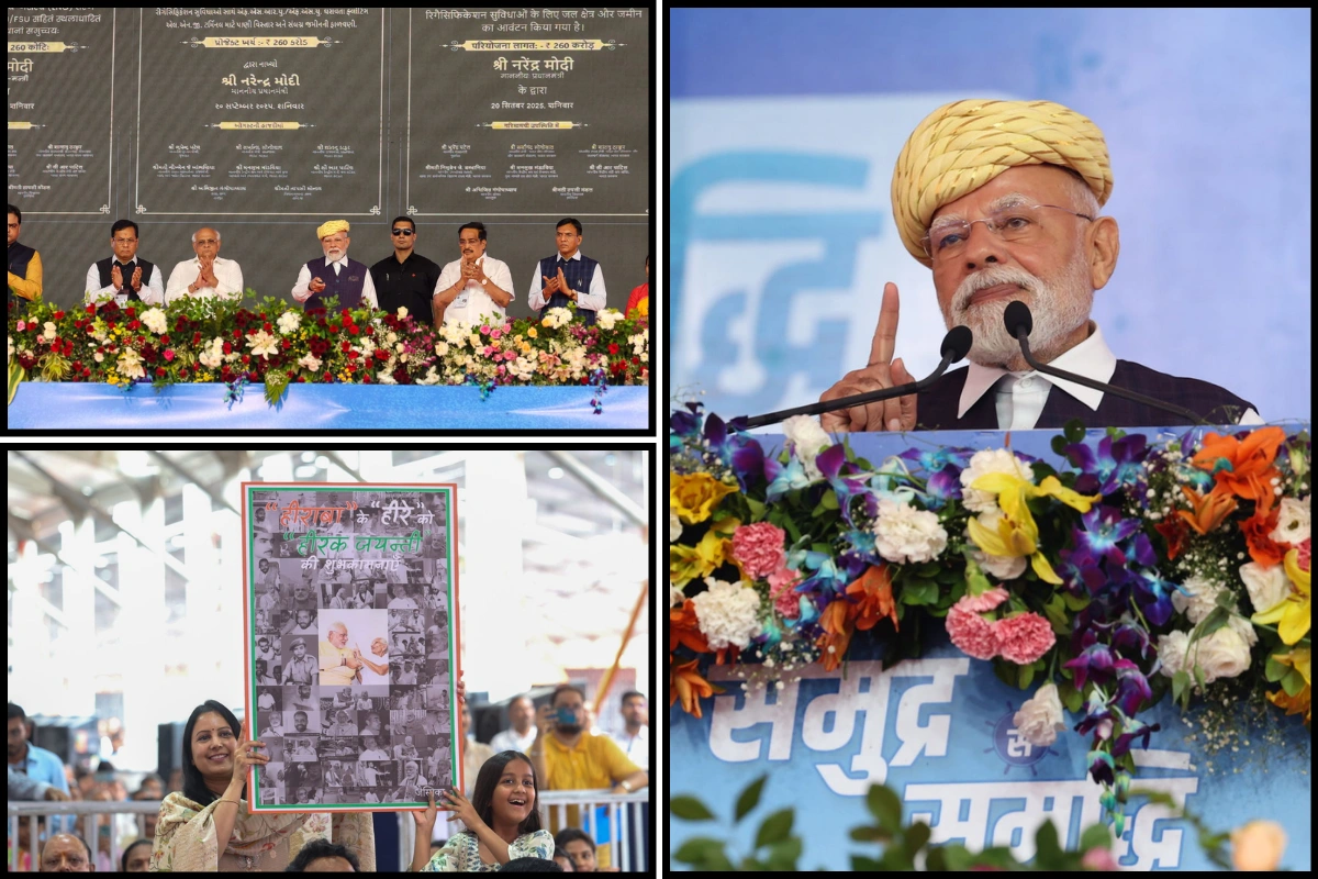PM Modi Inaugurates ₹34,200 Crore Projects In Gujarat; Highlights ‘Aatmanirbhar Bharat’