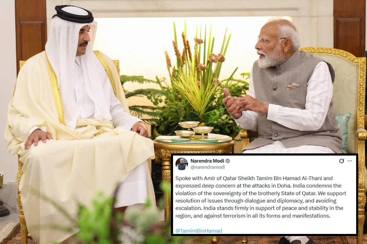 PM Modi Expresses Solidarity With Qatar; Calls For Diplomatic Resolution