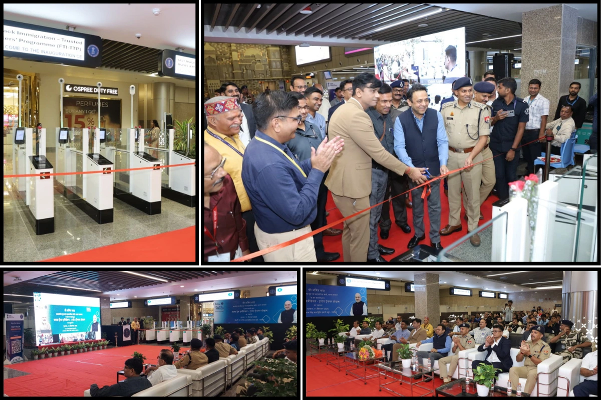 HM Amit Shah Virtually Launches Fast Track Immigration-Trusted Traveller Program At Lucknow Airport