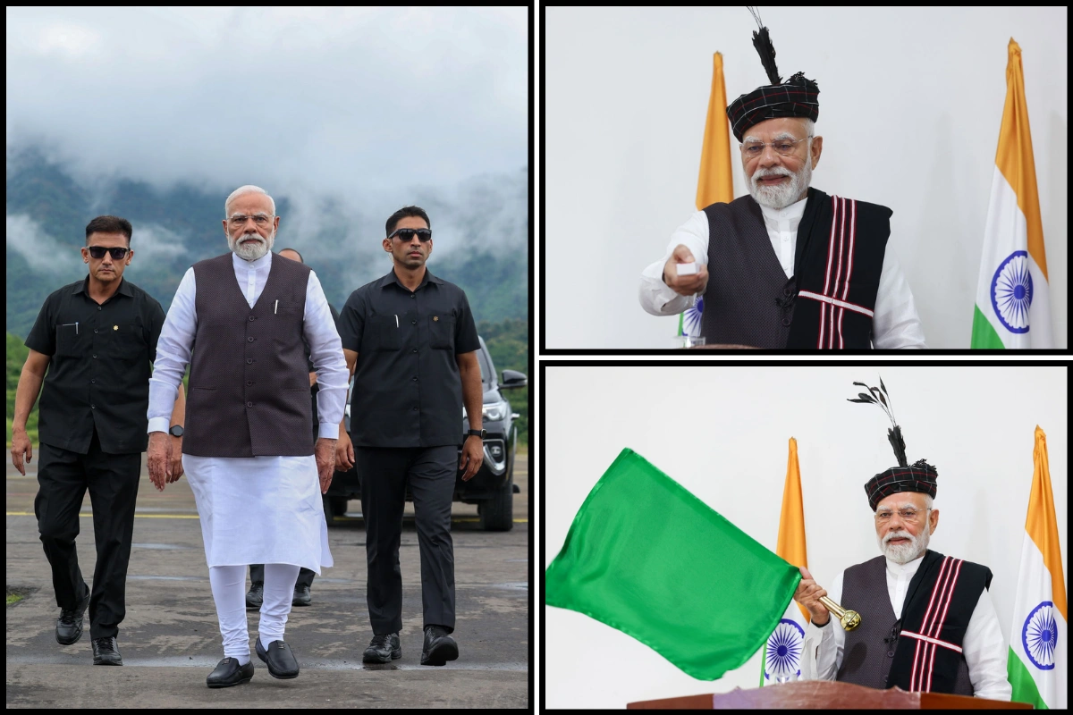 Aizawl Joins India’s Rail Map As PM Modi Inaugurates Rs 8,000 Crore Bairabi–Sairang Line