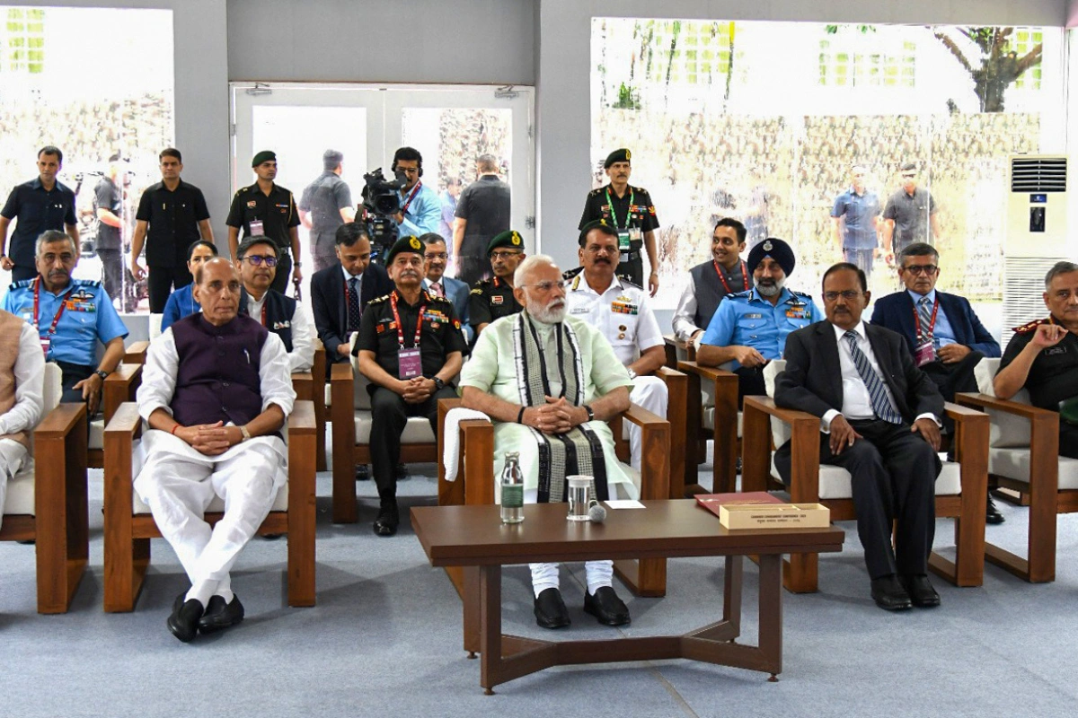 PM Modi Emphasises Innovation & Unity At Combined Commanders’ Conference