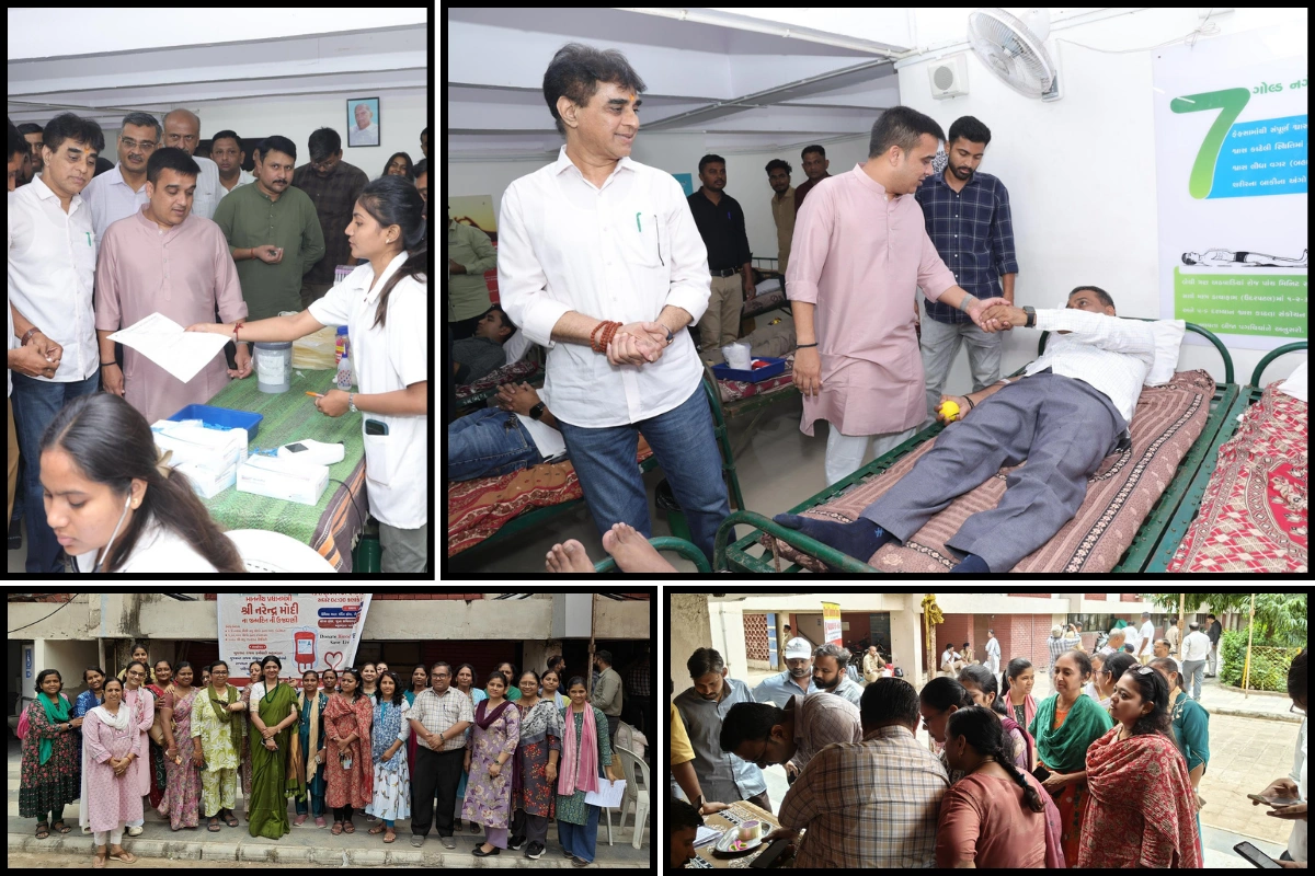 State Employee Unions Set Record With ‘Namo Ke Naam Raktdan’ Blood Donation Drive