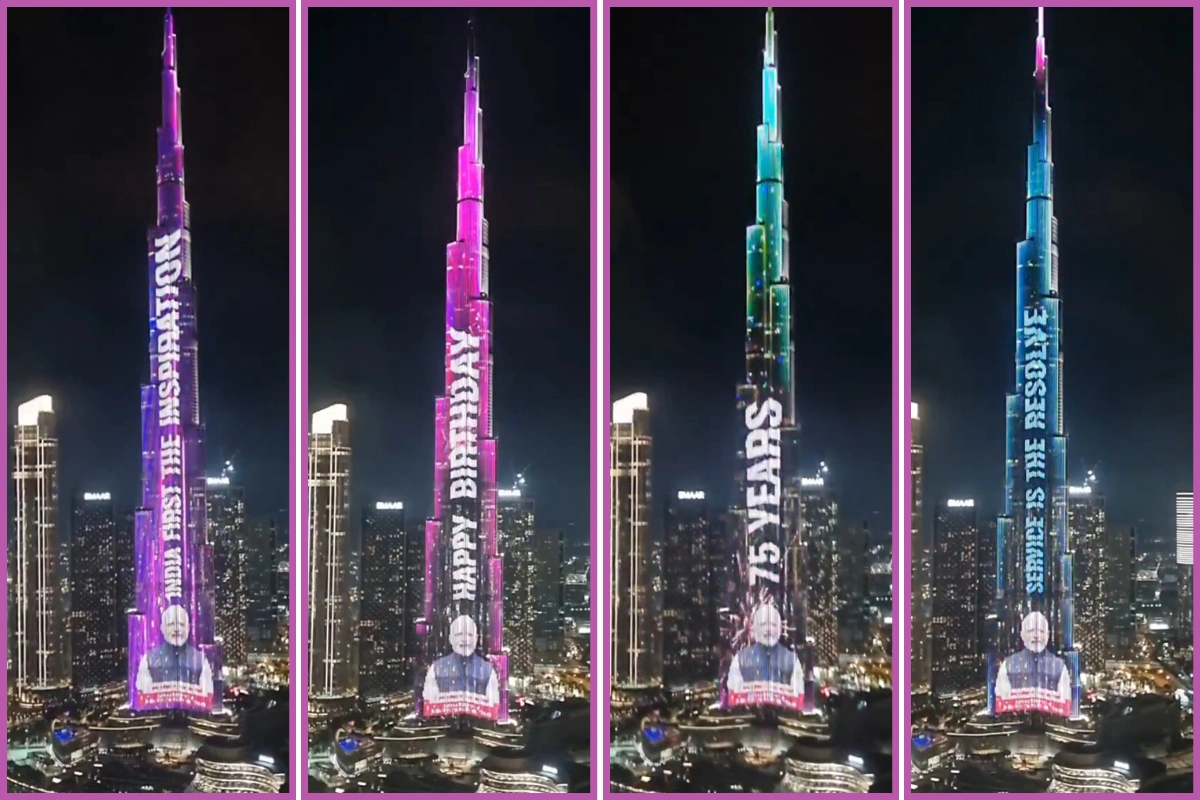 Global Tribute: Burj Khalifa Honours PM Modi’s 75th Birthday