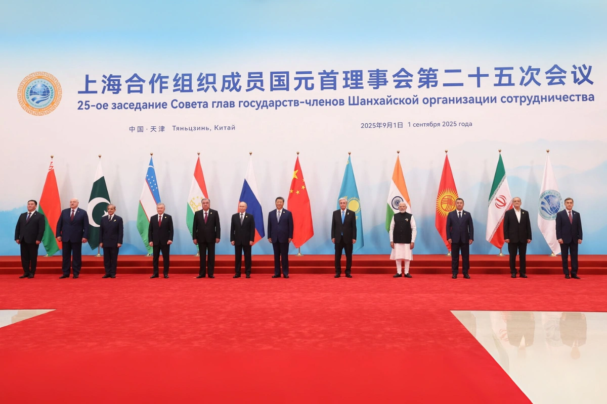 PM Modi Poses For SCO Family Photo In China Ahead Of Key Summit