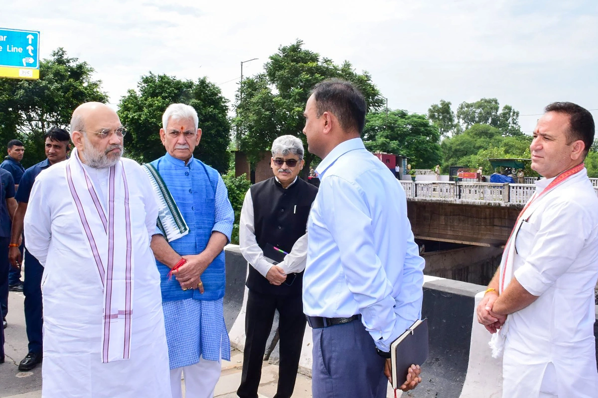 Amit Shah Chairs High-Level Meeting In Jammu; Launches Flood Relief Mission In Four States