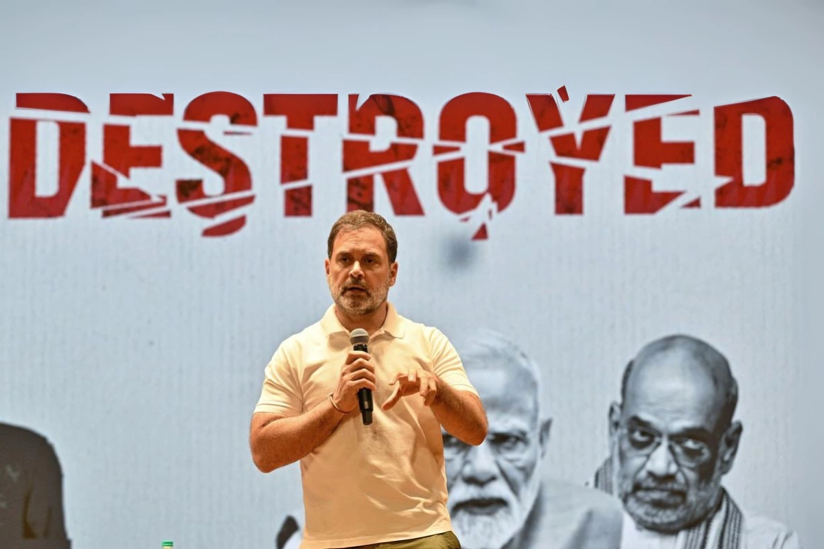 Rahul Gandhi Accuses ECI Of Enabling Voter Deletions; Cites Karnataka As Key Example