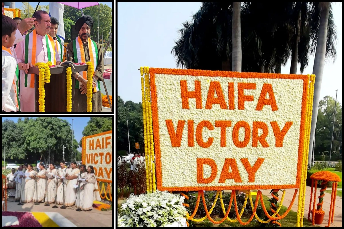 Tributes Paid To Martyrs At Haifa Chowk; India-Israel Ties Celebrated