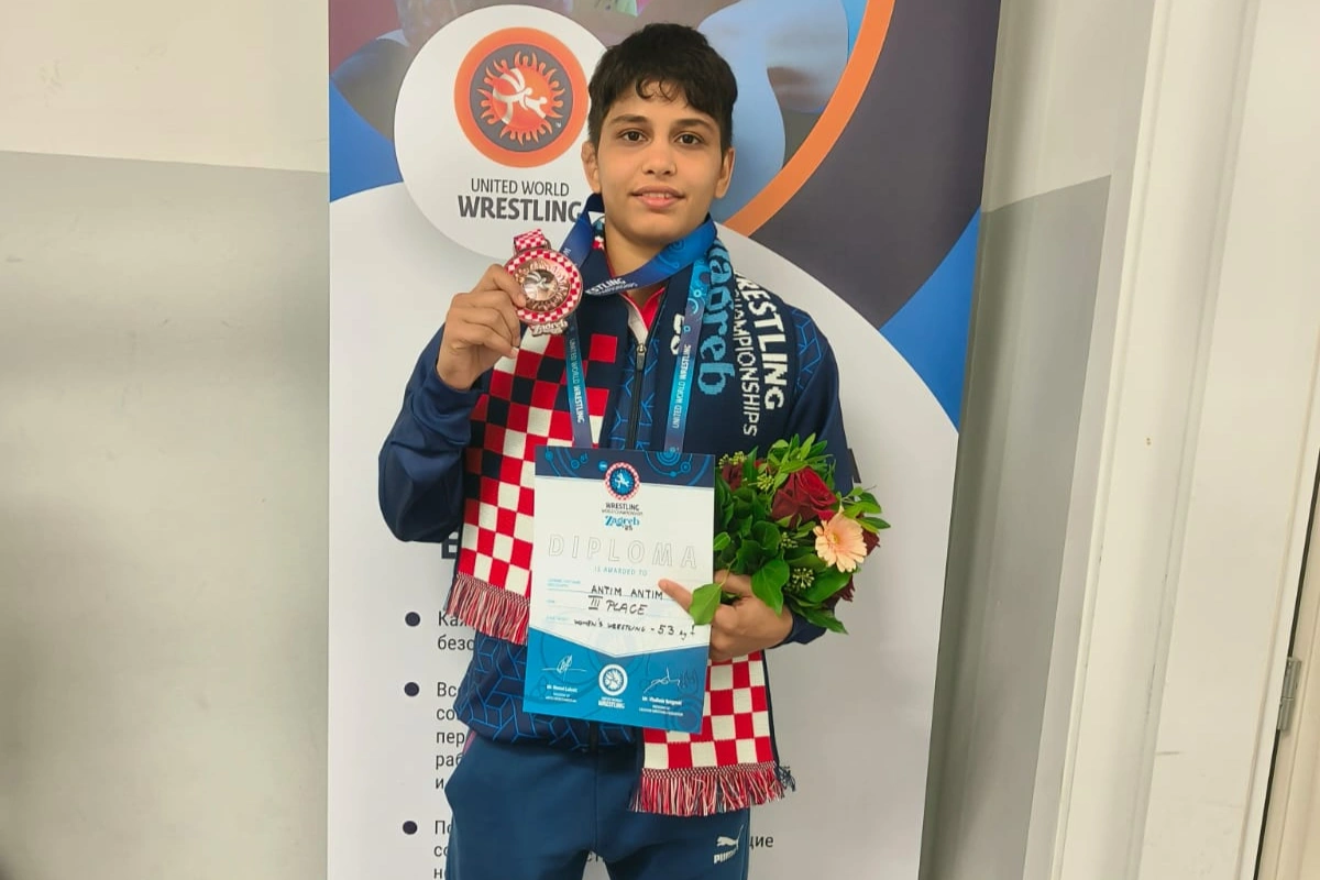 Antim Panghal Wins Bronze At World Wrestling Championships In Zagreb
