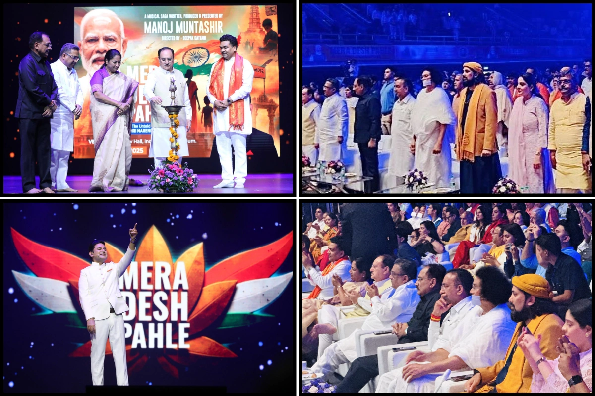 Acharya Lokesh Muni Graces ‘Mera Desh Pahle’; Applauds Cultural Tribute To Prime Minister Modi
