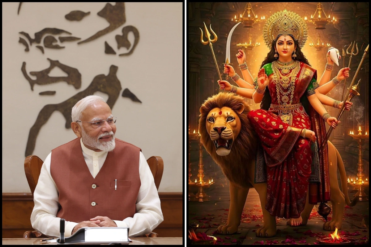 PM Modi Extends Heartfelt Wishes On First Day Of Shardiya Navratri