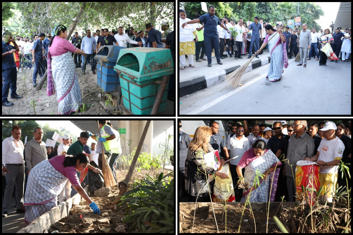CM Gupta Leads Cleanliness Drive At Shalimar Bagh; Urges Residents To Uphold Swachh Bharat Goals