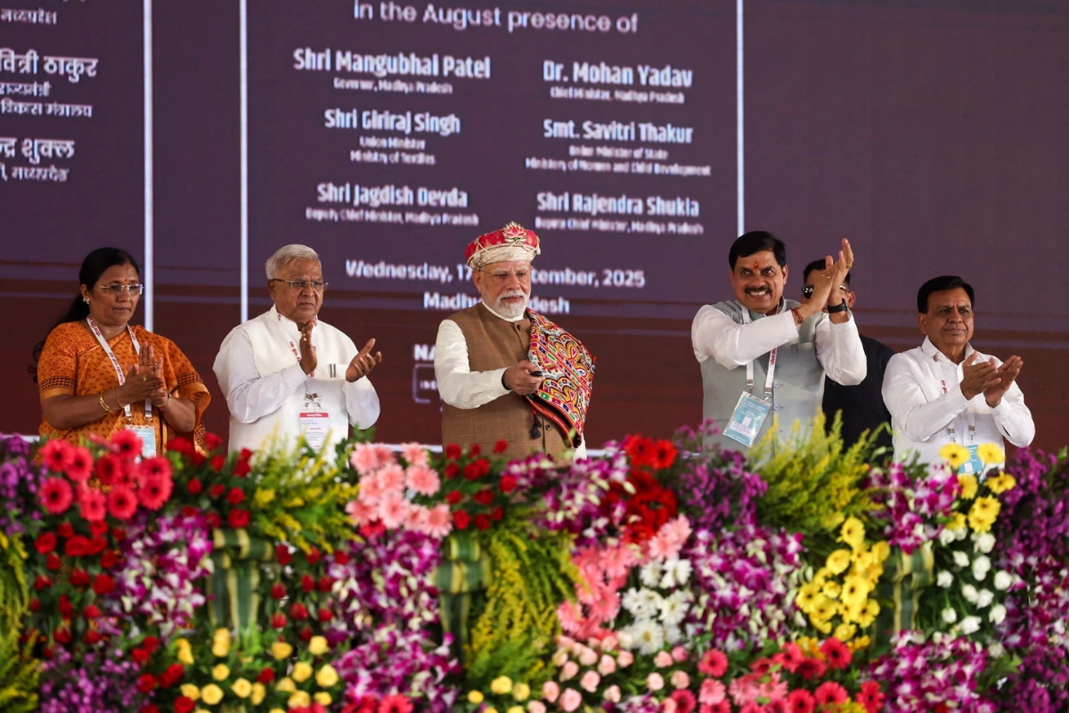 PM Modi Launches Women’s Health Drive From Dhar, Madhya Pradesh