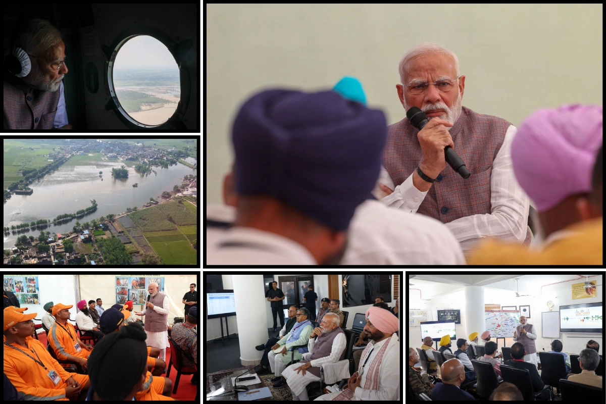 PM Modi Announces ₹1,600 Crore Aid And Long-Term Relief For Flood-Hit Punjab