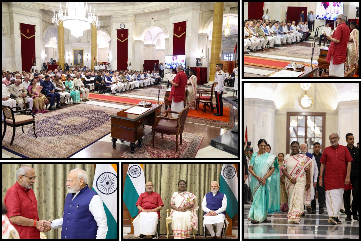 A Dedicated Public Servant: PM Modi Congratulates CP Radhakrishnan On Taking Oath As Vice President