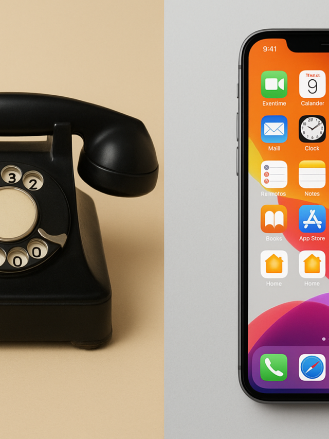 Then Vs Now: Tech Gadgets Through The Ages