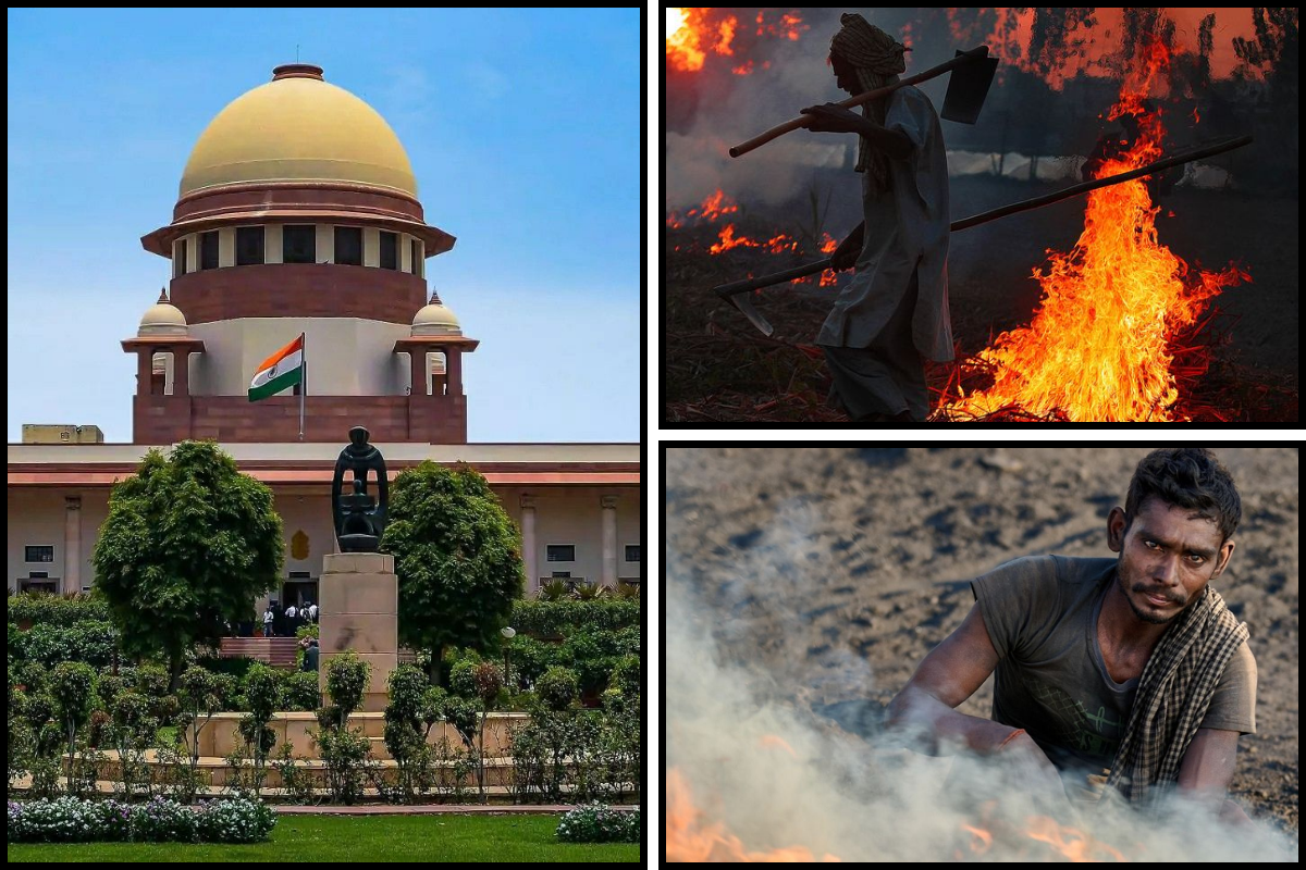 Supreme Court Questions Why Stubble-Burning Farmers Evade Arrest; Calls For Stricter Action