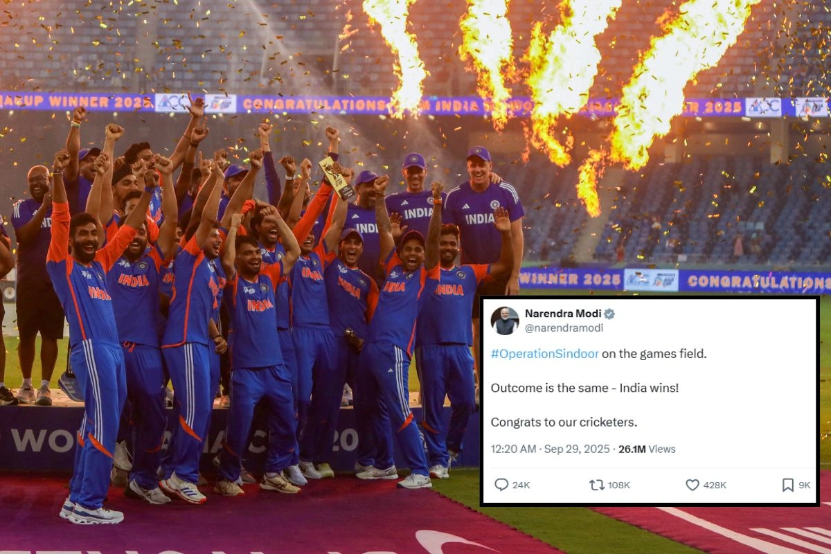 PM Modi Compares India's Asia Cup Win To ‘Operation Sindoor’; Tweet Breaks Social Media Records