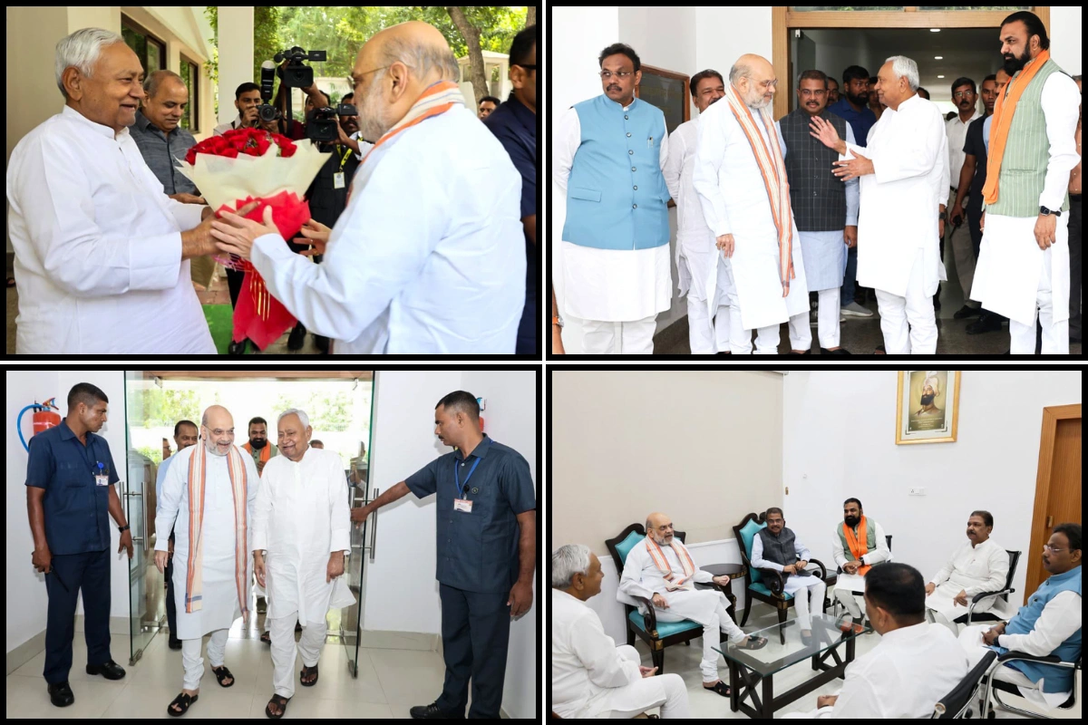 Amit Shah And Nitish Kumar Discuss Bihar Poll Strategy; JD(U) Asserts NDA Unity