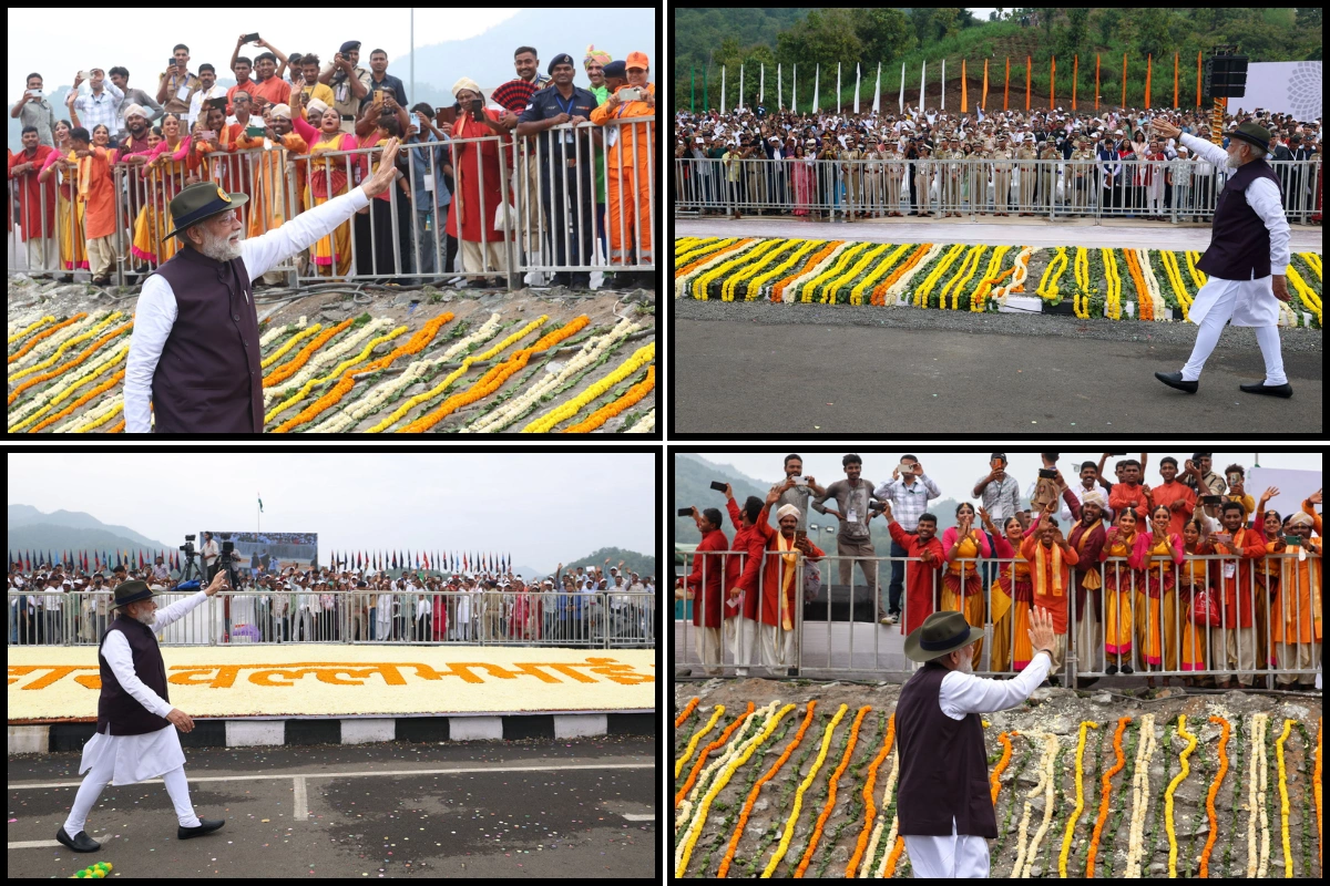 PM Modi Greets Public After Ekta Parade; Symbolising Unity And Connection