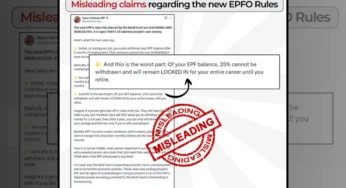 PIB Fact Check Clarifies Misleading Claims About New EPFO Rules