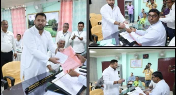 Tejashwi Yadav Files Nomination From Raghopur; Promises Change And Development In Bihar