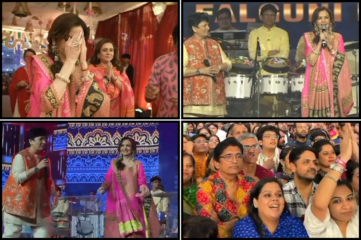 Nita Ambani Remembers Childhood Days; Celebrates Garba With Falguni Pathak At Radiance Dandiya
