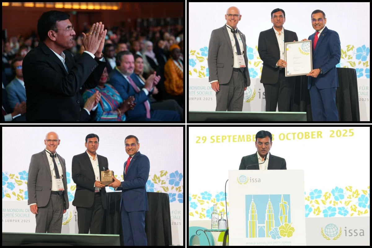 India Honoured With ISSA Award 2025 For Outstanding Achievement In Social Security
