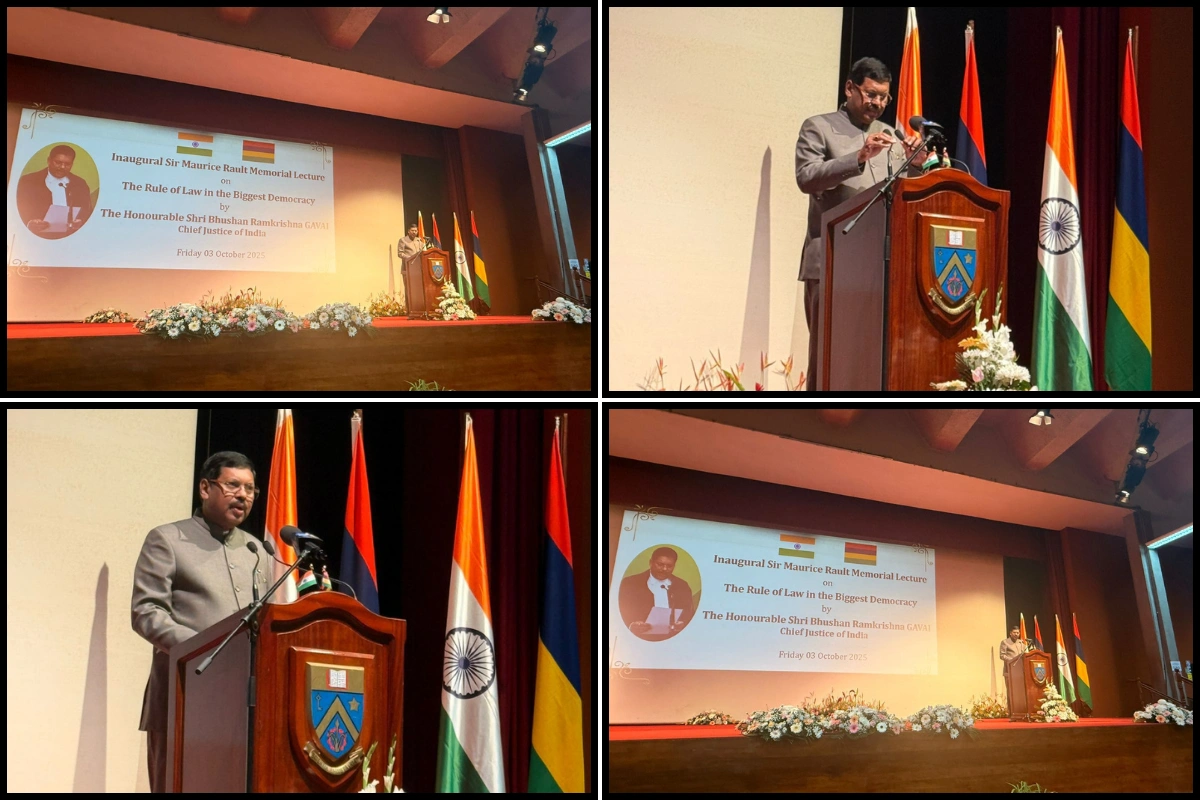 Inaugural Sir Maurice Rault Memorial Lecture 2025 Highlights Rule Of Law In India And Mauritius