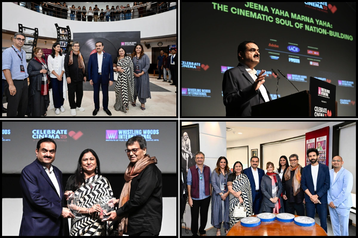 Adani Urges India To Own Its Narrative At Whistling Woods International, Mumbai