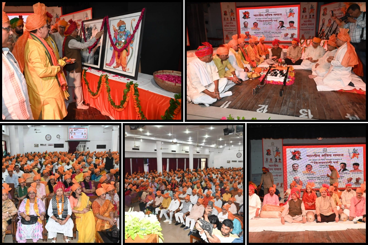 Dr Rajeshwar Singh Performs Shastra Puja On Vijayadashami; Calls For Protection Of Dharma