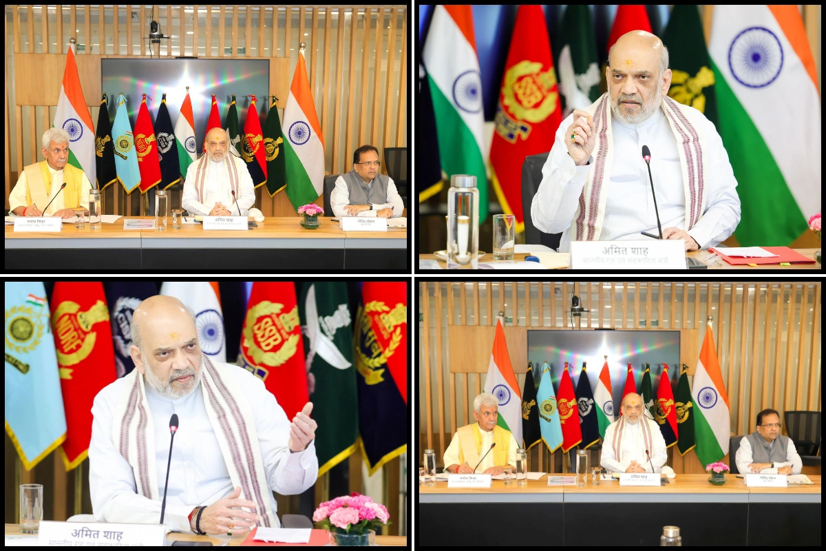 Amit Shah Reviews J&K Security; Vows Full Freedom For Forces To Crush Threats