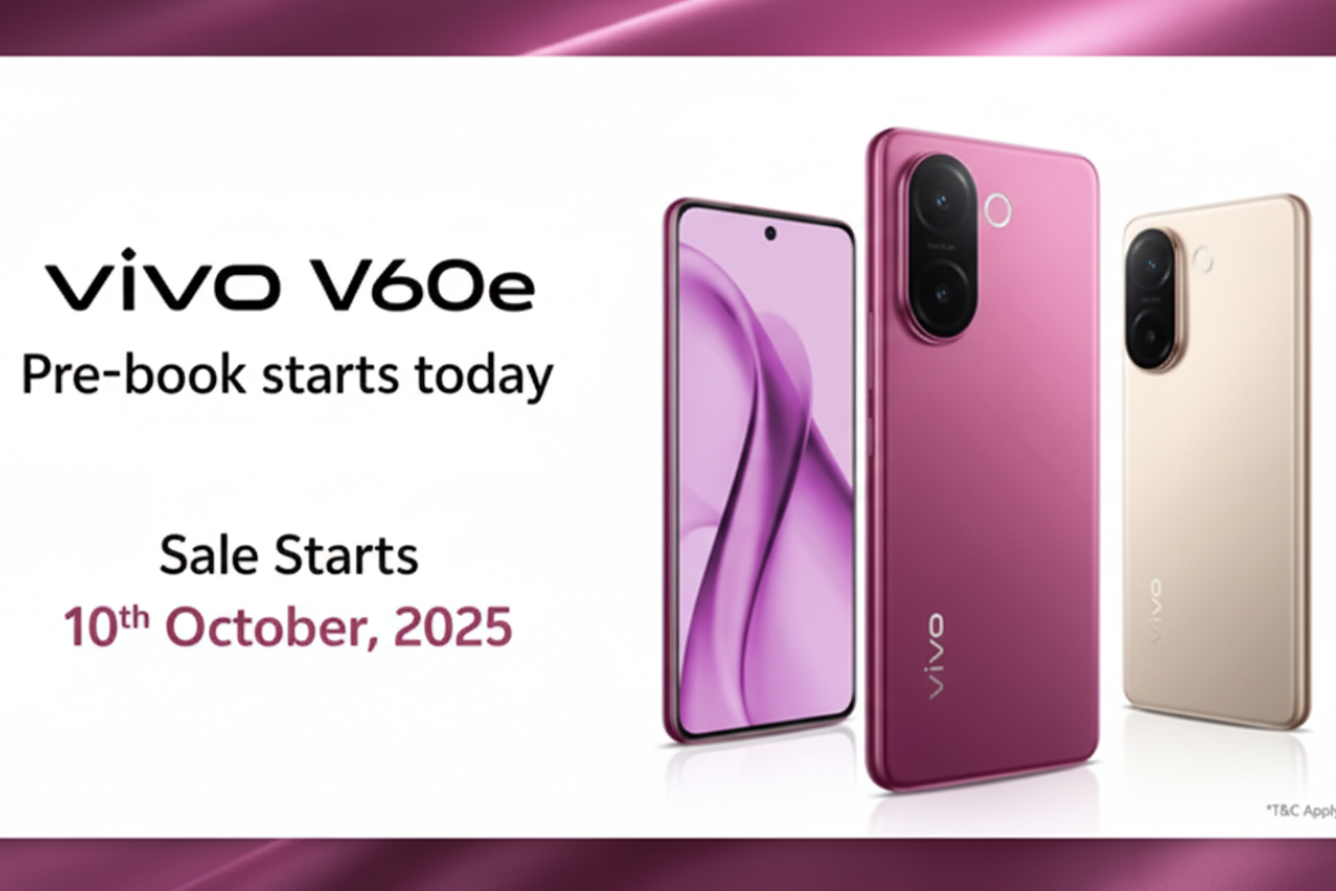 Vivo V60e 5G Launched In India With 200MP Camera & 90W Charging